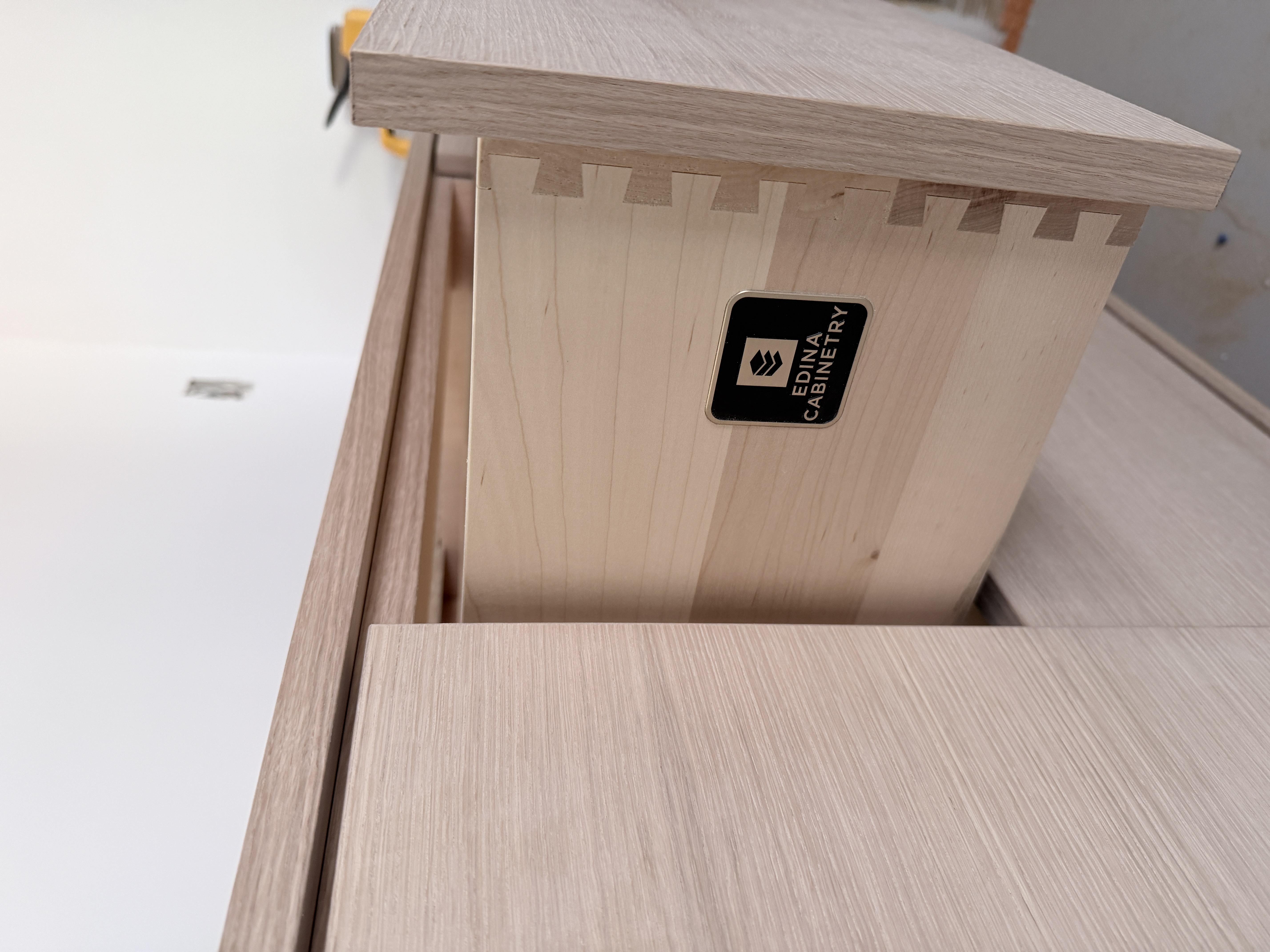 White oak vanity — Edina MN